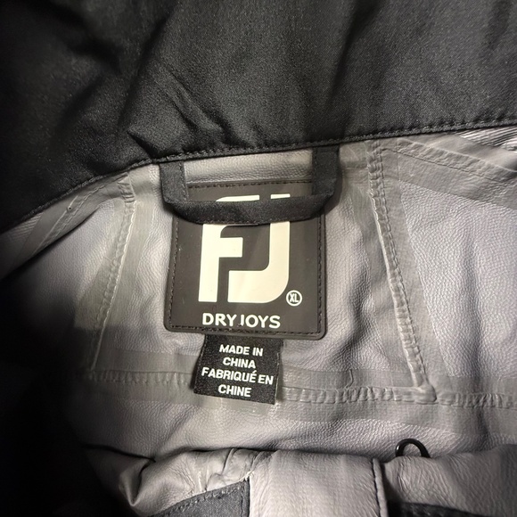 FootJoy DryJoys Men's Full-Zip Short Sleeve Windbreaker, Water Resistant XL Golf - Picture 11 of 15